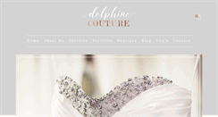 Desktop Screenshot of delphinecouture.com